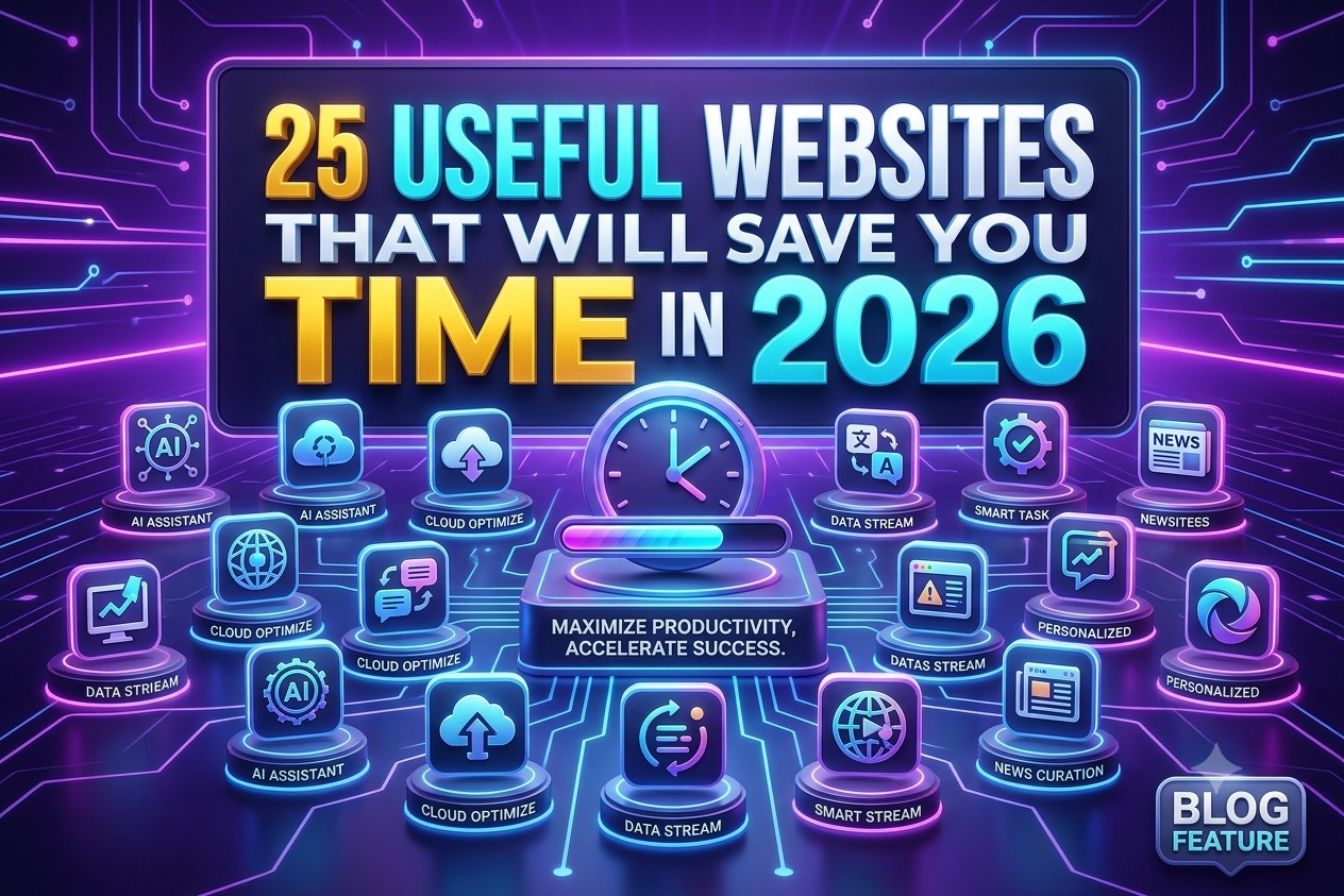 Why These 25 Useful Websites That Will Save You Time in 2026 Actually Changed How I Work