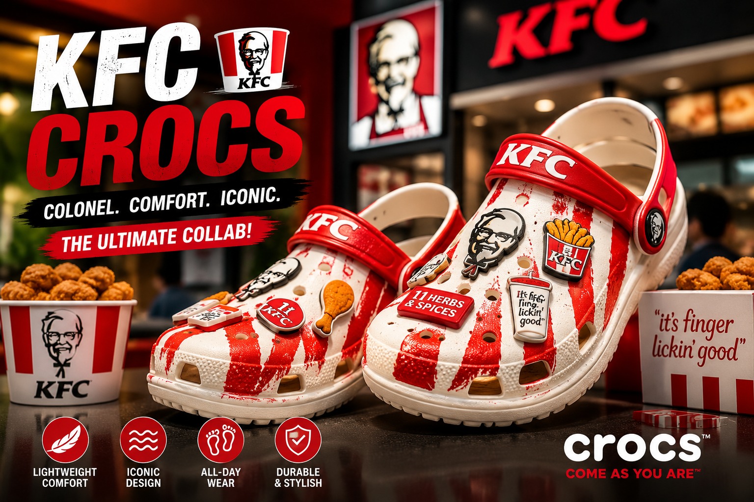 10 Fun Facts About KFC Crocs You Didn’t Know