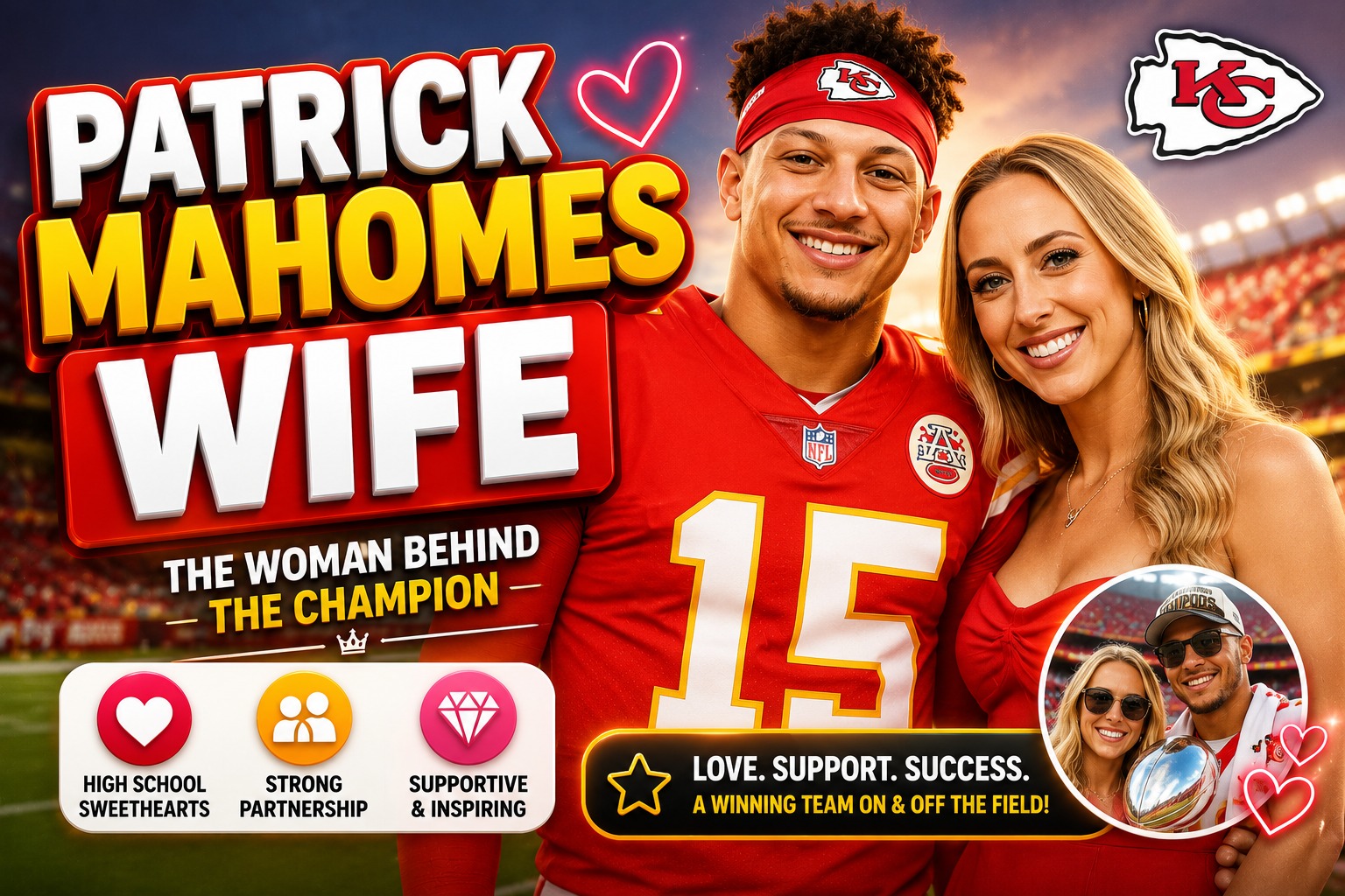 Top 10 Moments of Patrick Mahomes and His Wife Together