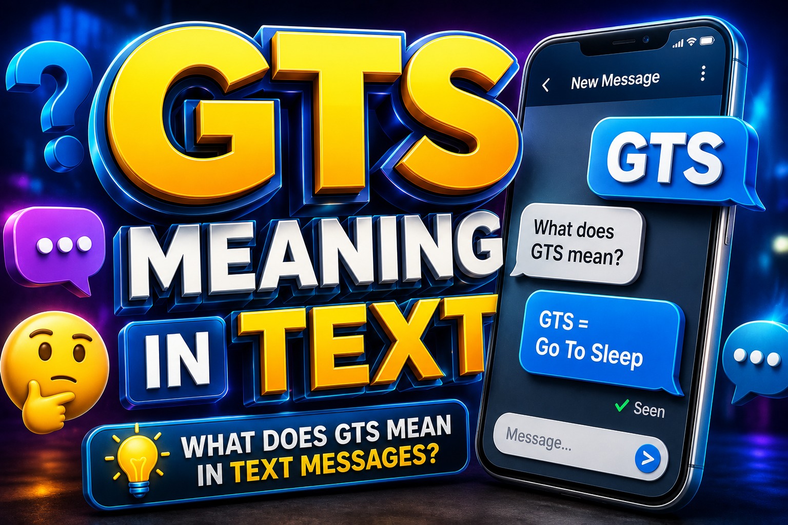 How to Understand GTS Meaning in Text Messages