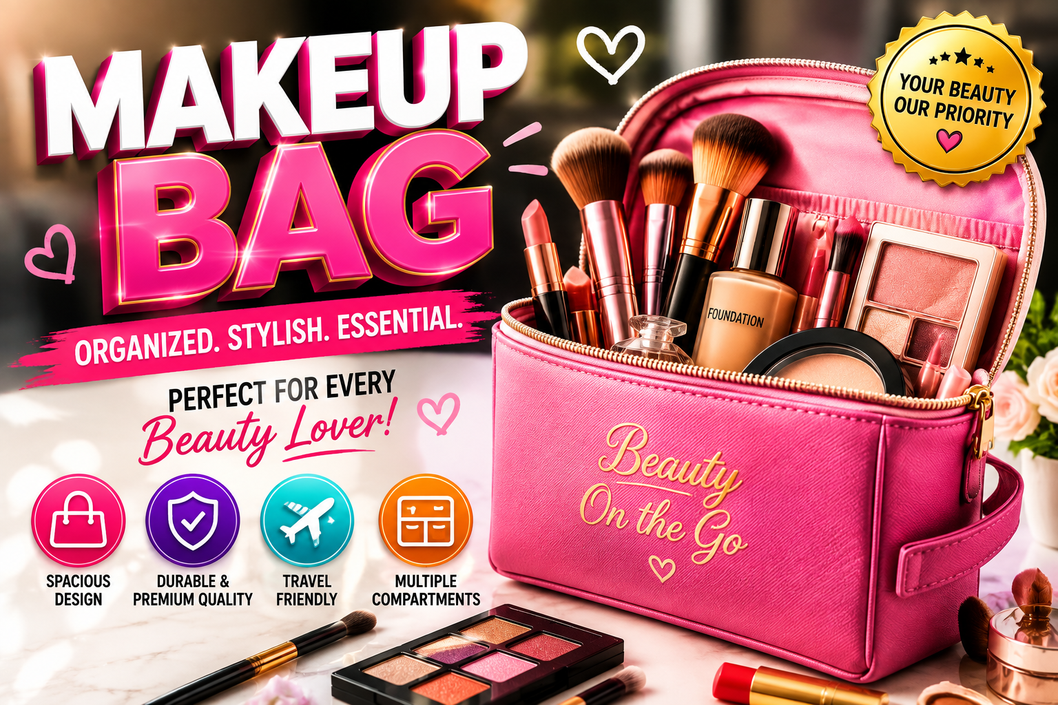 The Makeup Bag Is the One Thing Standing Between You and a Bad Day