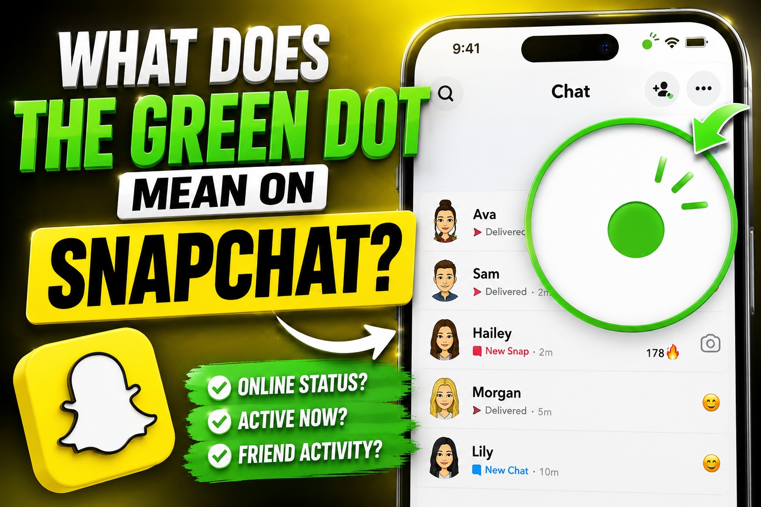 What Does the Green Dot Mean on Snapchat? The Little Indicator That Keeps Confusing Everyone